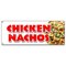 Signmission CHICKEN NACHOS BANNER SIGN snack melted mexican chili taco tex mex food B-Chicken Nachos - alternate 1